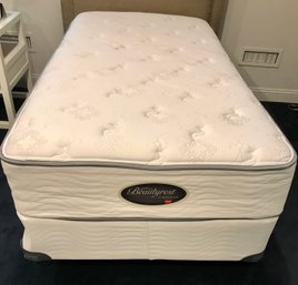 BEAUTYREST SHAKESHPERE Twin Mattress And Boxspring