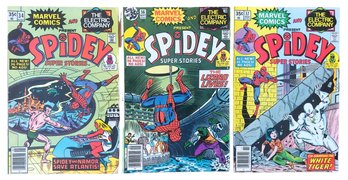 1978 Marvel Comics Spidey Super Stories Lot #34,36,37  Bronze Age