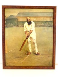 Cricket Player Limited Edition Print