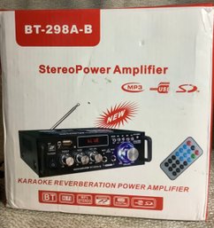 Stereo Power Ampliflier  Karaoke