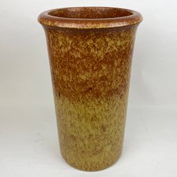 Large Pottery Cylindrical Vase Or Umbrella Holder