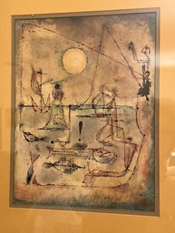 Paul Klee Exhibition Poster, Framed, In Nice Condition