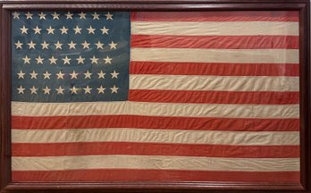 Antique 46 Star American Flag