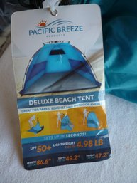 NEW Pacific Breeze Deluxe Beach Tent 5lbs, 50UPF