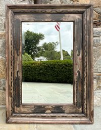 Pottery Barn Santorini Wood Framed Wall Mirror Medium