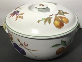 Royal Worcester, Evesham Vale, Oven To Table Porcelain Bowl & Lid