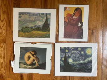 4 Unframed Wall Art