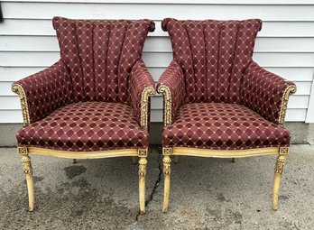 PAIR OF FRENCH PROVINCIAL CHAIRS
