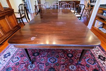 Antique Dining Room, High Gloss Veneer With Two Leaves,  Still Sturdy