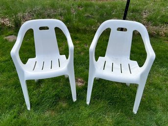 Resin Chairs, White