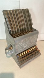 An Antique Ornate 1930 Brandt Junior Automatic Cashier Coin Change Cash Register