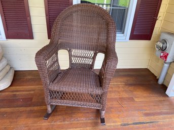 All Weather Wicker Rocking Chair