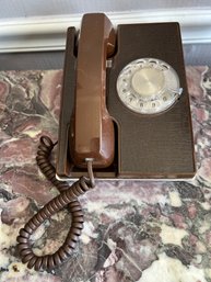 Fantastic Vintage Alligator Skin Texture Rotary Telephone