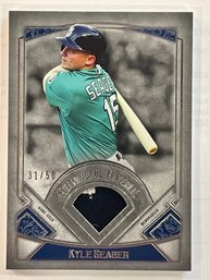 2017 Topps Meaningful Material Relic Kyle Seager Game Worn Patch Card #MR-KSE   Numbered 31/50