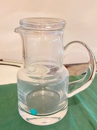 Tiffany Bedside Crystal Pitcher Carafe And Glass