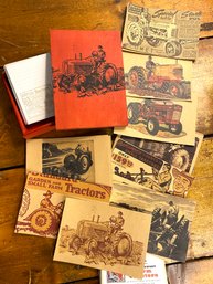 Box Of Vintage Farm Tractor Post Cards- New