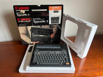 Canon Typestar 5 Typewriter With Original Box