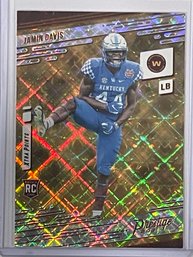 2021 Panini Prestige Xtra Points Jamin Davis Diamond Refractor Rookie Card #260