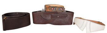 Collection Of Leather Belts - Alaia Paris, Barneys New York And More
