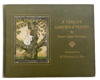 1926 'A Child's Garden Of Verses' By Robert Louis Stevenson