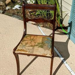 Antique Mahogany Chair Needs Reupholstering
