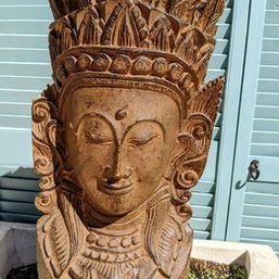 Khmer God Sculpture Reproduction