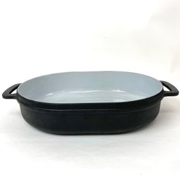 Lauffer England Cast Iron Enamel Pan