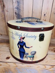 High Society Wood Hat Box