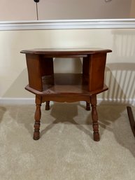 Maple Octagonal Side Table