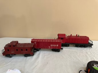 Lionel Caboose 6257, MKT 600 Bd Bosco Car 6014