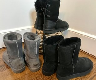 Trio Of Woman's UGG Boots