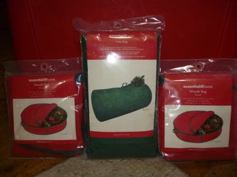 Christmas Storage Bags For Tree And Wreaths
