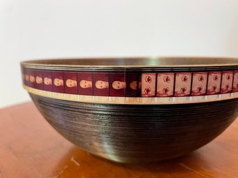 Vintage Celluloid Movie Film Reel Decorative Bowl Signed