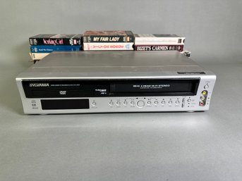 Sylvania VCR And Tapes