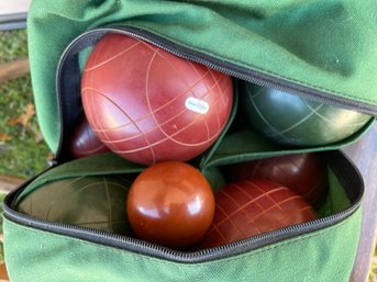 Abercrombie & Fitch Deluxe Bocce Ball Game Set VTG