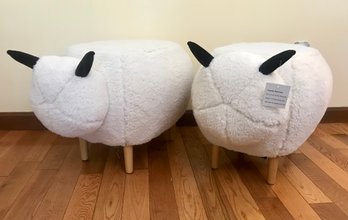 Pair Of NOBLE HOUSE Sheep Ottomans