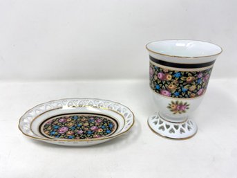 Vintage Miniature Cup And Plate