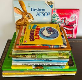 NICE Lot Of 15 Children's Assorted Books 60's 70's 80's Titles Shown In Photos
