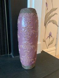 Jardin 'Ulysse Tall Tapering Purple Vase