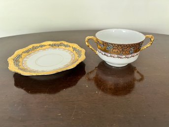 Limoges Tea Cup And Plate