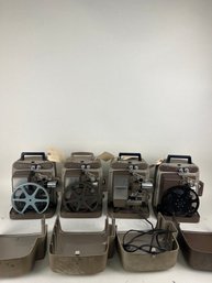 Lot Of 4 Vintage Bell & Howell Film Projectors