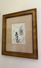 Salvador Dali Collector's Guild Original Framed Print From The 1960s