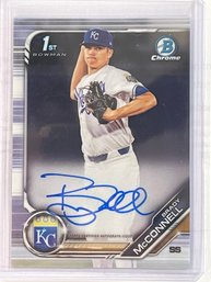 2019 1st. Bowman Chrome Certified Autograph Issue Brady McConnell Signed Rookie Card #CDA-BMC