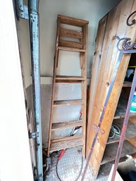 Six Foot Wooden Step Ladder