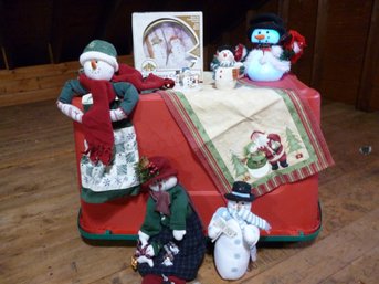 Snowman Decor Lot 2 Aka Carol Clock