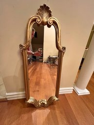 Gold Painted Wood Framed Mirror