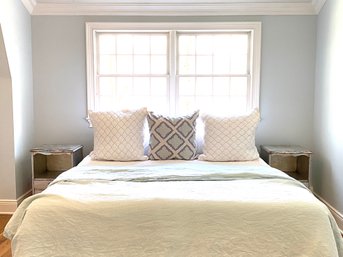 King Size Bed Frame & Linens