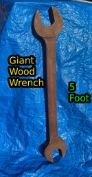 Super Size Custom Made Wood Wrench 57'' Inches