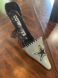 Dallas Cowboys Decorative Team Shoe Wine Bottle Holder