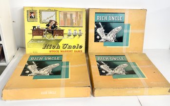 4 1940s-50s Rich Uncle Board Games